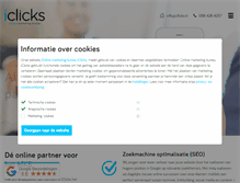 Tablet Screenshot of iclicks.nl